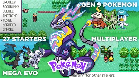 TOP 5 POKEMON ROM HACKS WITH GEN 9!.